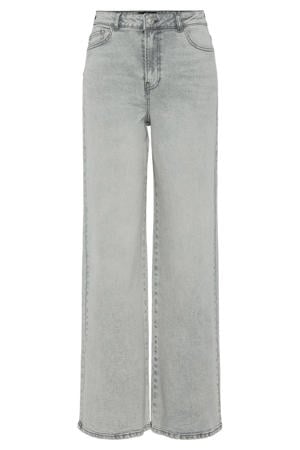 high waist wide leg jeans grey denim