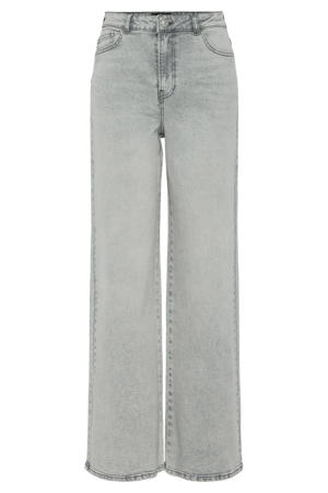 high waist wide leg jeans grey denim