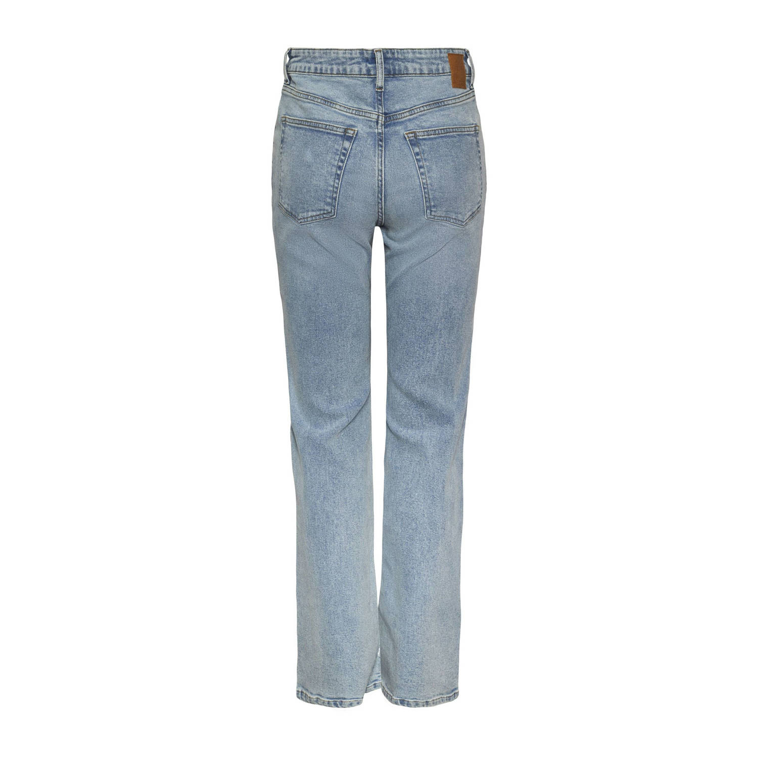 PIECES high waist light blue denim