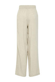 thumbnail: PIECES straight high waist broek beige