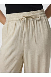 thumbnail: PIECES straight high waist broek beige