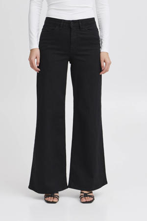 wide leg jeans black denim