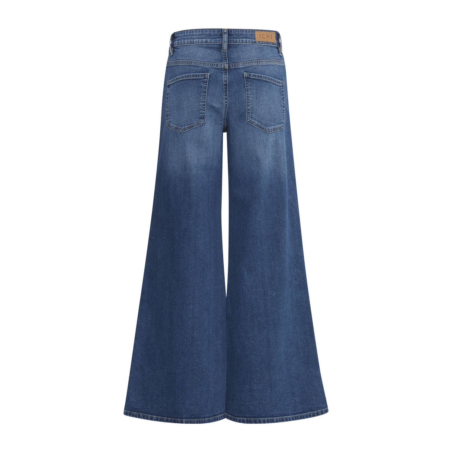 ICHI high waist wide leg jeans