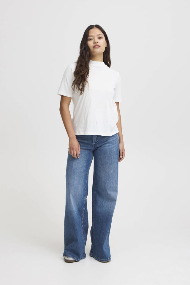ICHI IHTWIGGY WIDE - Wide leg - denim/blauw denim/bluedenim ICHI IHTWIGGY WIDE - Wide leg - denim/blauw denim/bluedenim