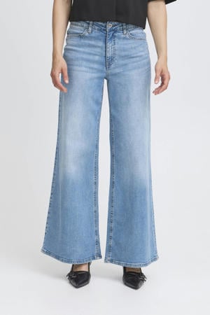 regular waist wide leg jeans