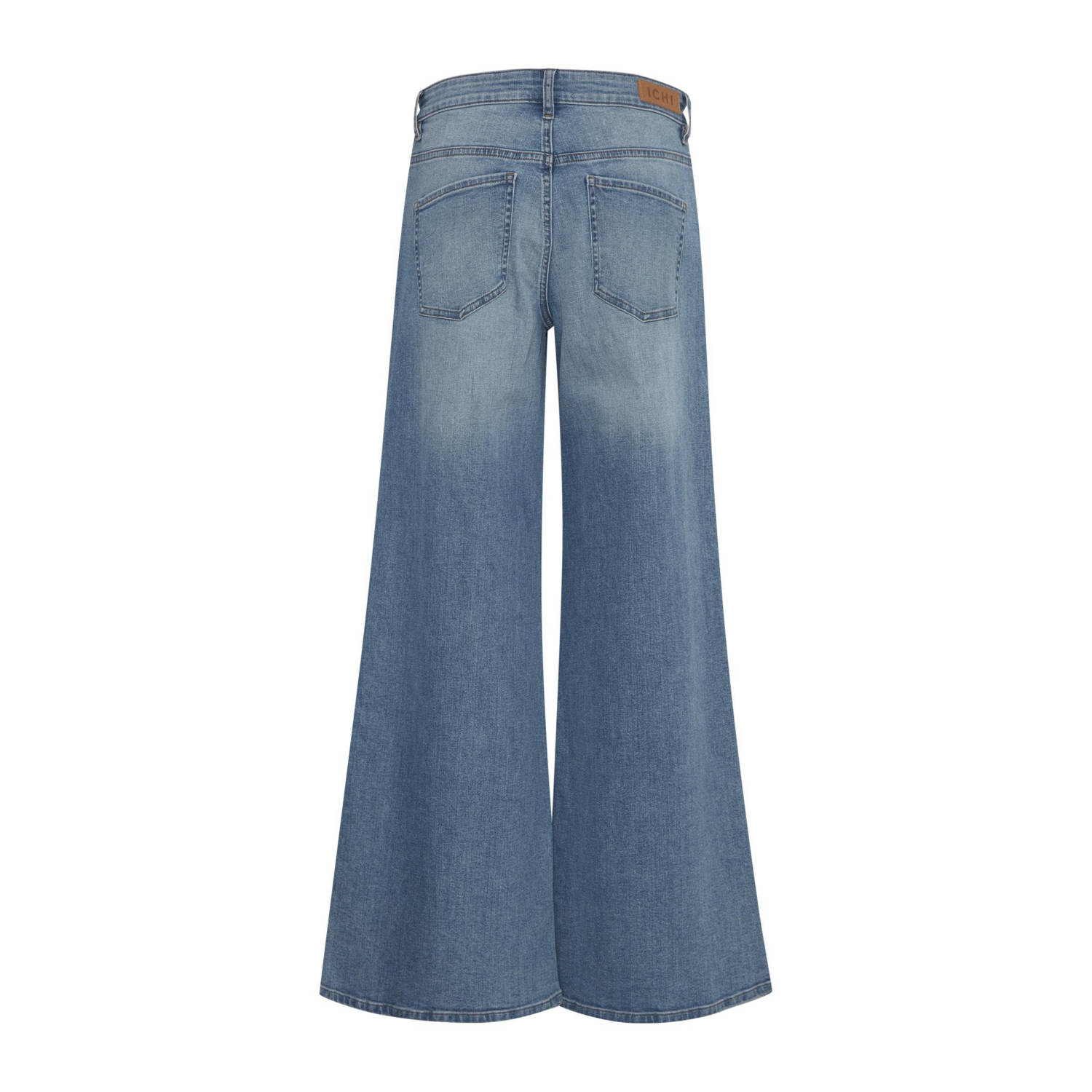 ICHI high waist wide leg jeans