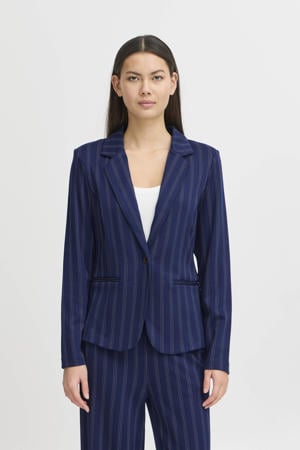 getailleerde blazer donkerblauw
