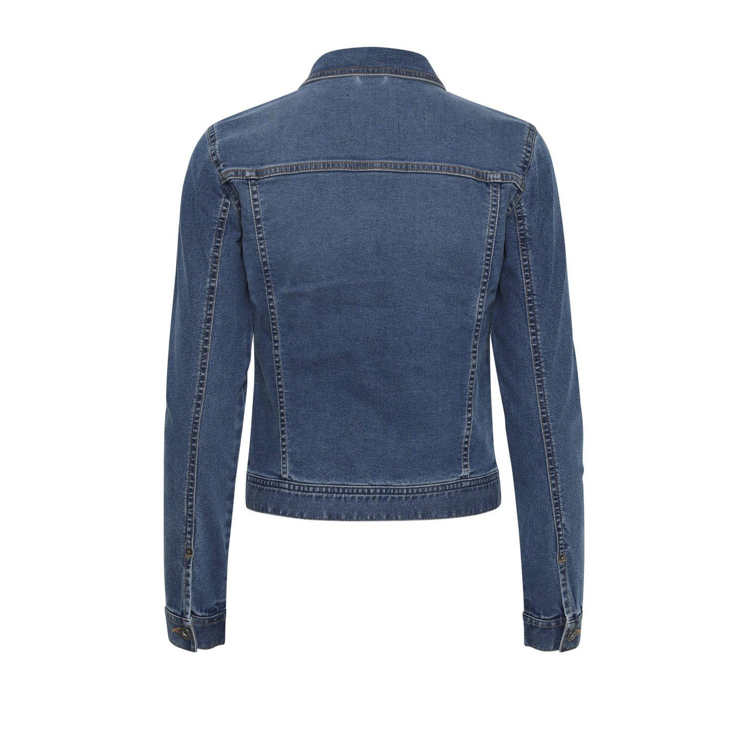 ICHI spijkerjas dark blue denim