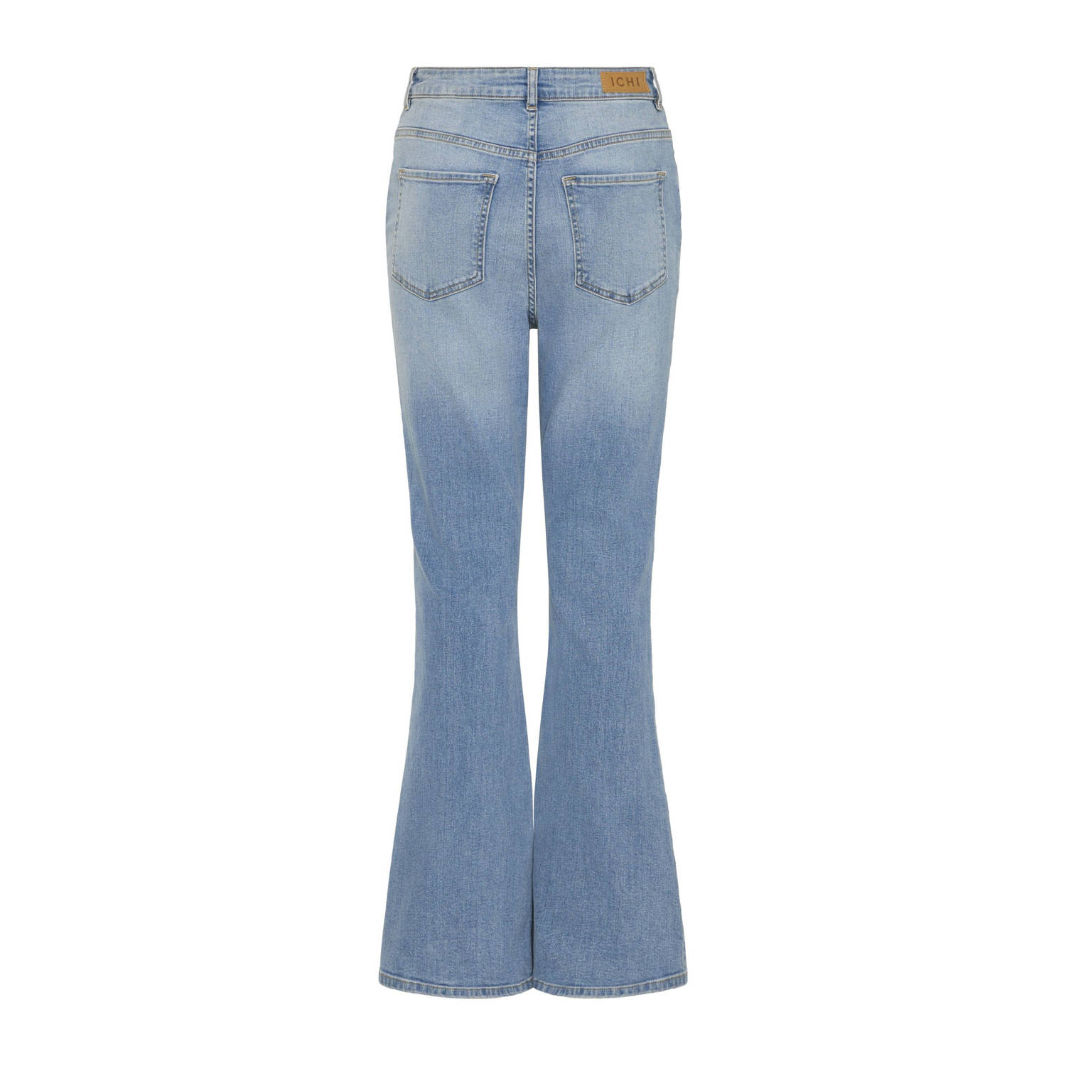 ICHI high waist flared jeans light blue denim