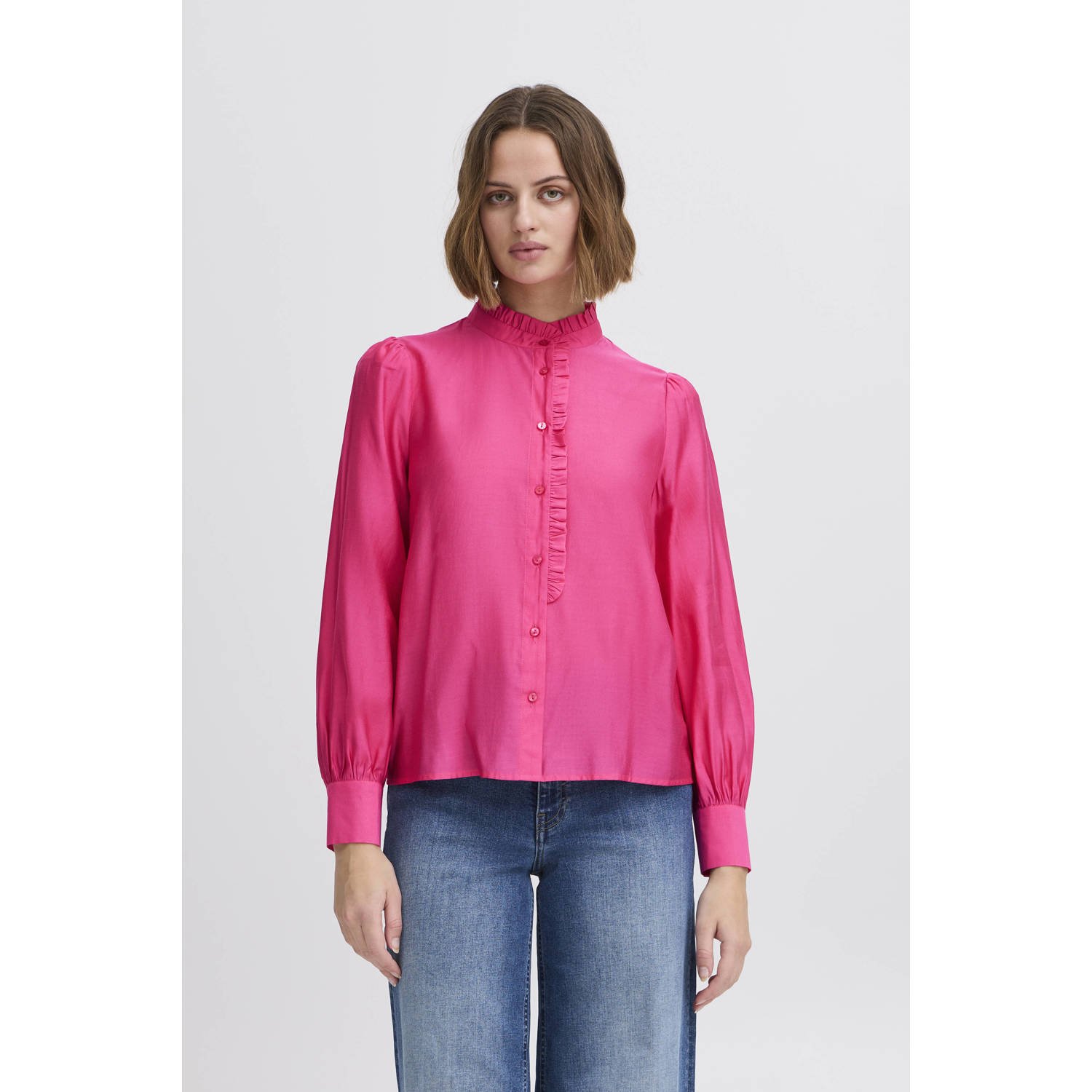 ICHI blouse roze