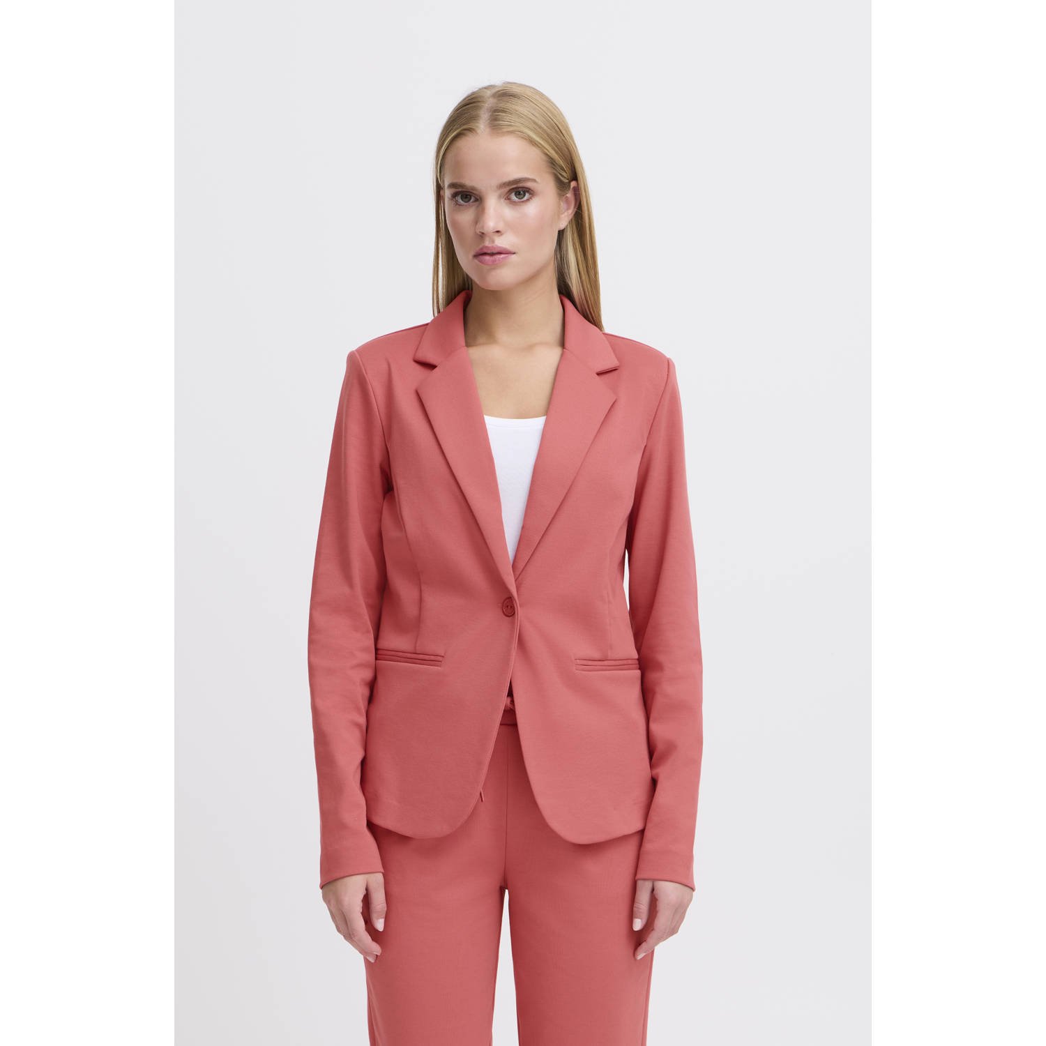 Ichi Blazer met paspelzakken model 'KATE'