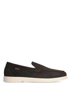 suède loafers bruin