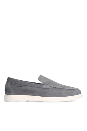 suède loafers grijs