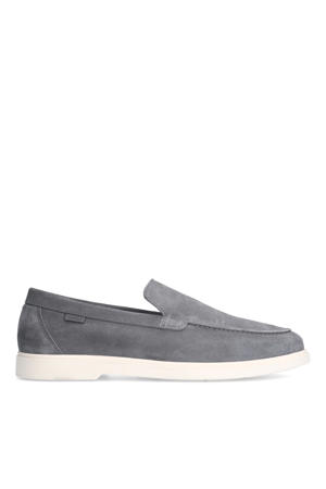 suède loafers grijs