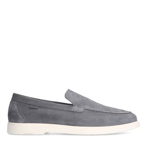 Manfield suède loafers grijs afbeelding