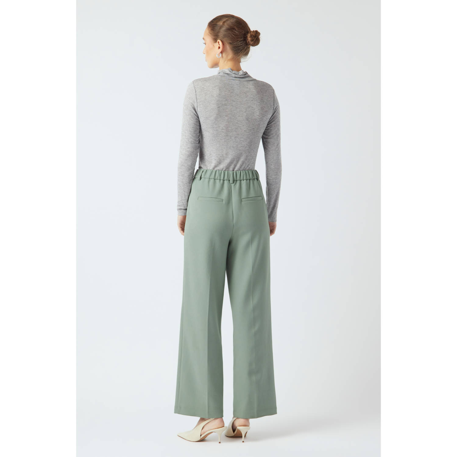 Y.A.S straight high waist pantalon