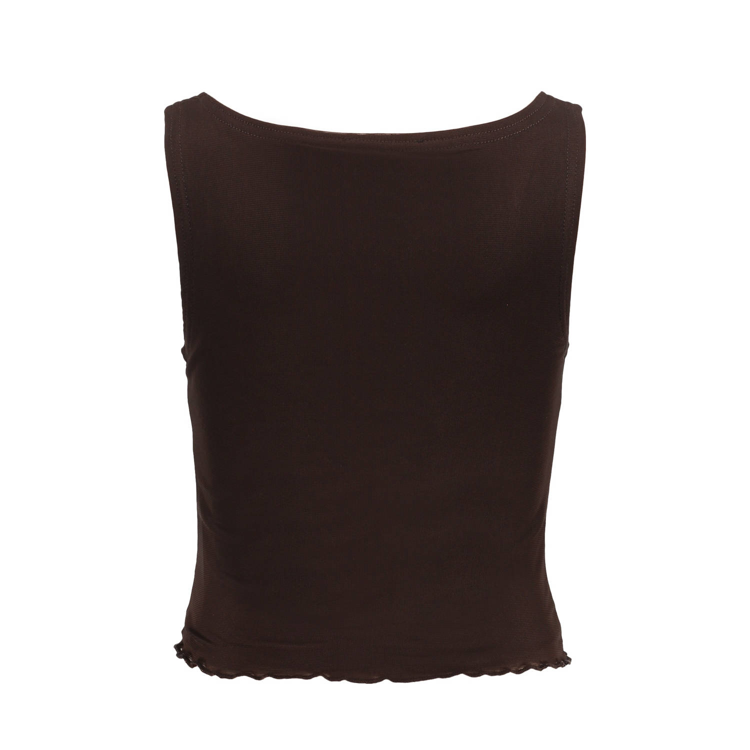 Frankie&Liberty mouwloze top bruin