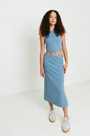A-lijn rok blauw