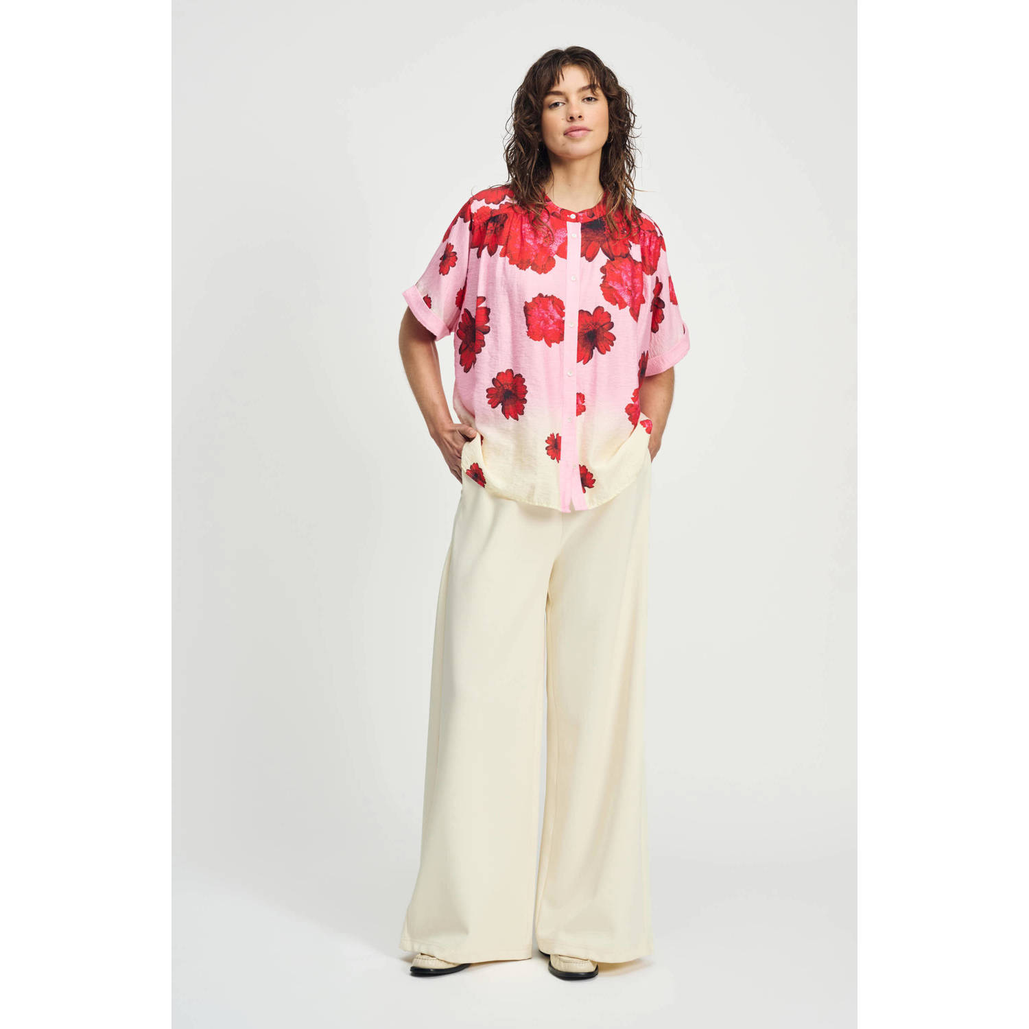 POM Amsterdam blouse roze