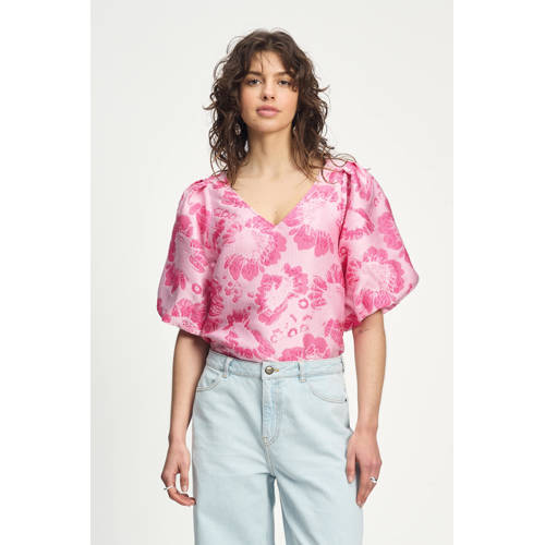POM Amsterdam blousetop roze afbeelding