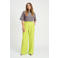 POM Amsterdam wide leg high waist pantalon limegroen