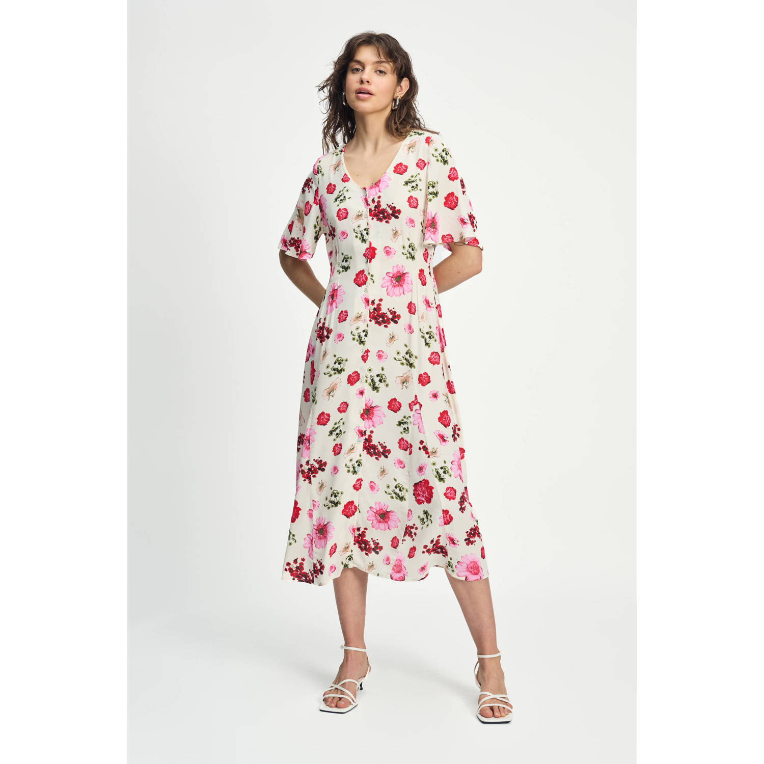 POM Amsterdam blousejurk ecru