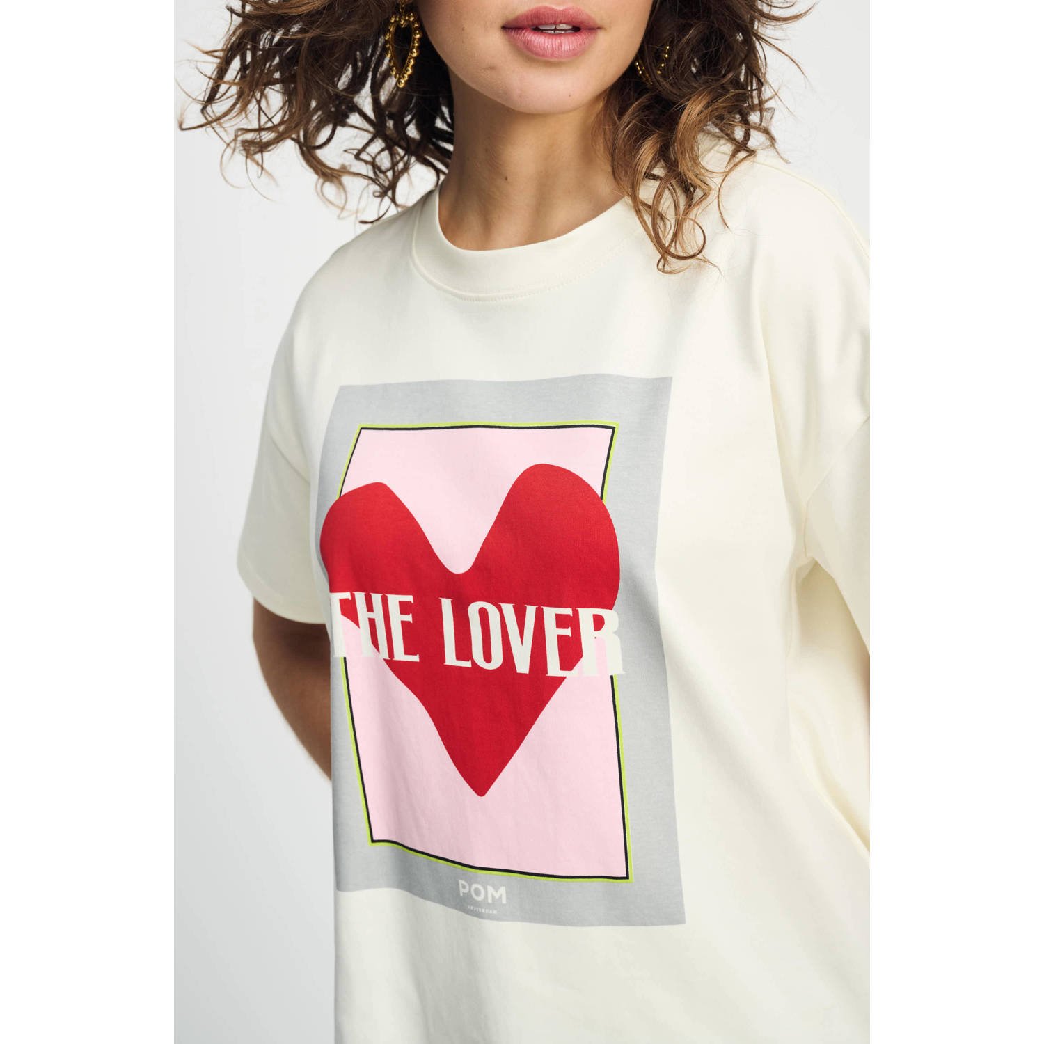 POM Amsterdam T-shirt wit