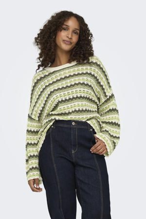 trui groen crochet