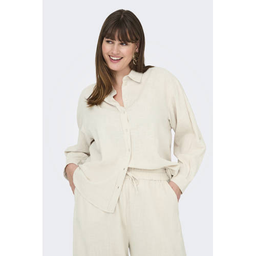 ONLY CARMAKOMA blouse ecru afbeelding