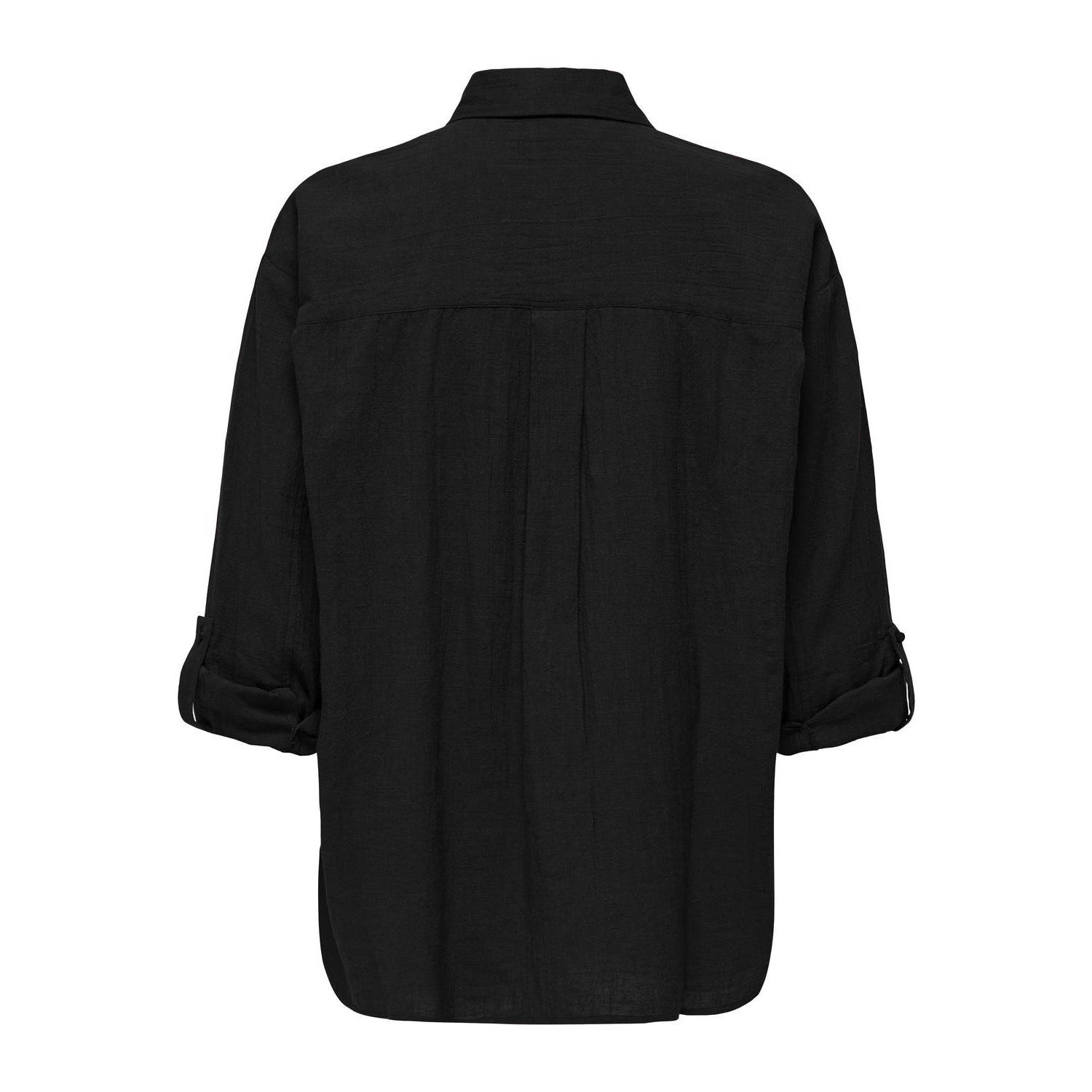 ONLY CARMAKOMA blouse zwart