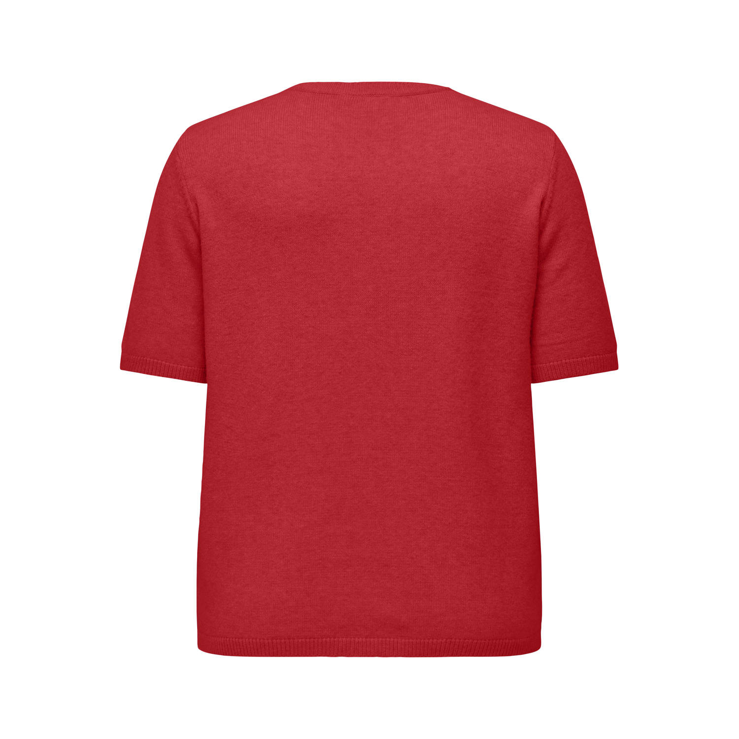 ONLY CARMAKOMA top rood fijn gebreid