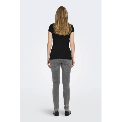 ONLY MATERNITY T-shirt OLMLOVELY - set van 2 zwart afbeelding