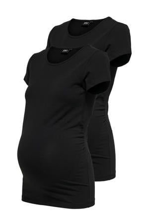 T-shirt OLMLOVELY - zwart (set van 2)