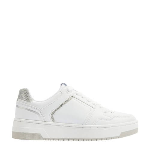 Graceland sneakers wit/glitterzilver afbeelding