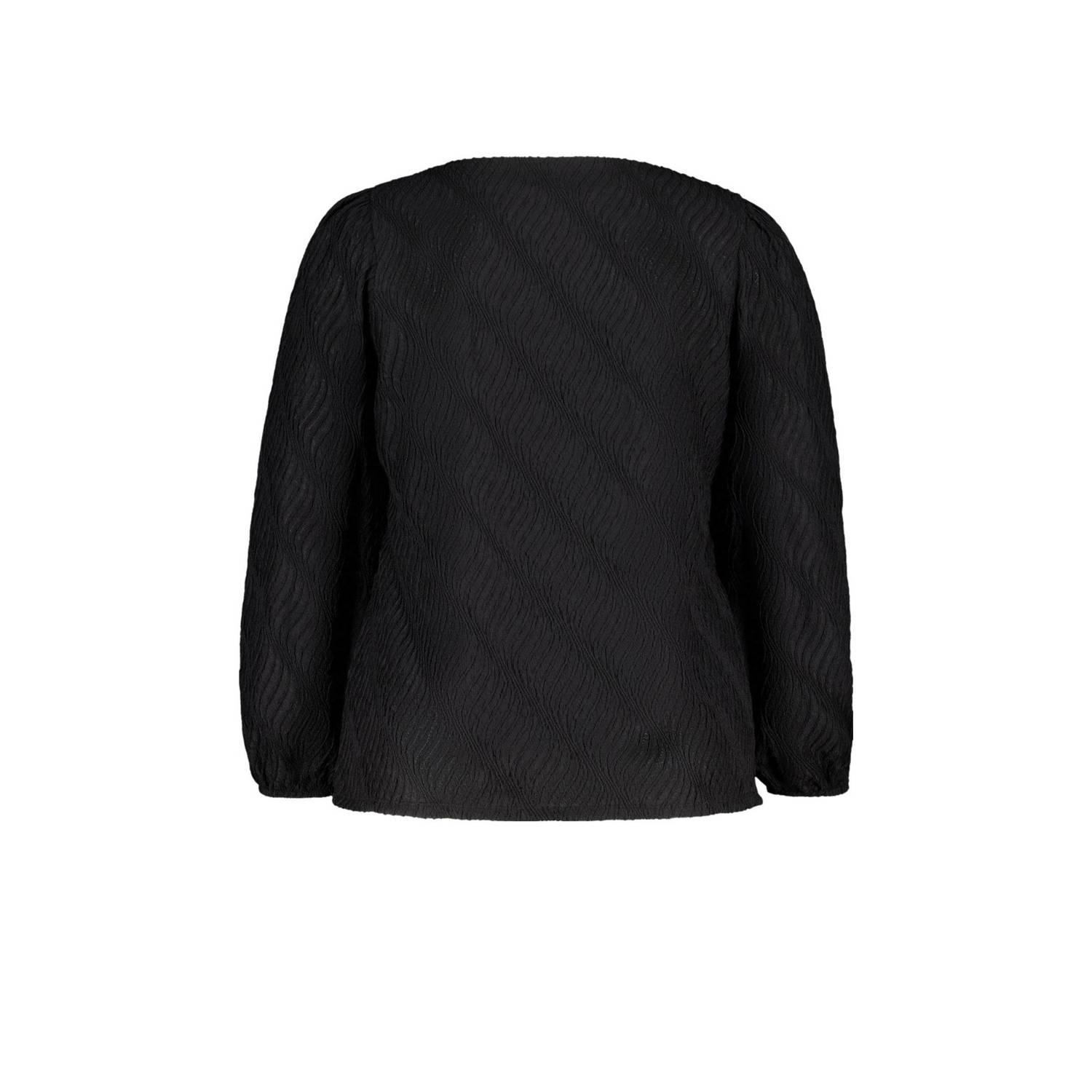 MS Mode blousetop zwart