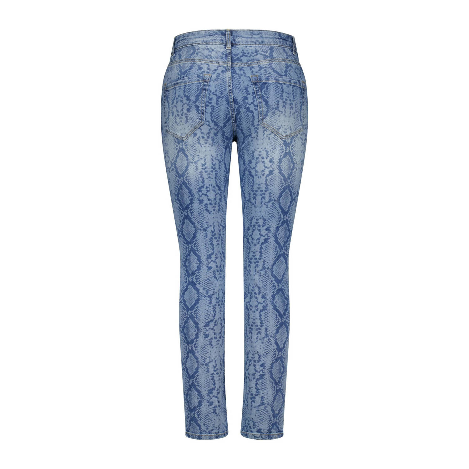 MS Mode regular waist skinny jeans medium blue denim