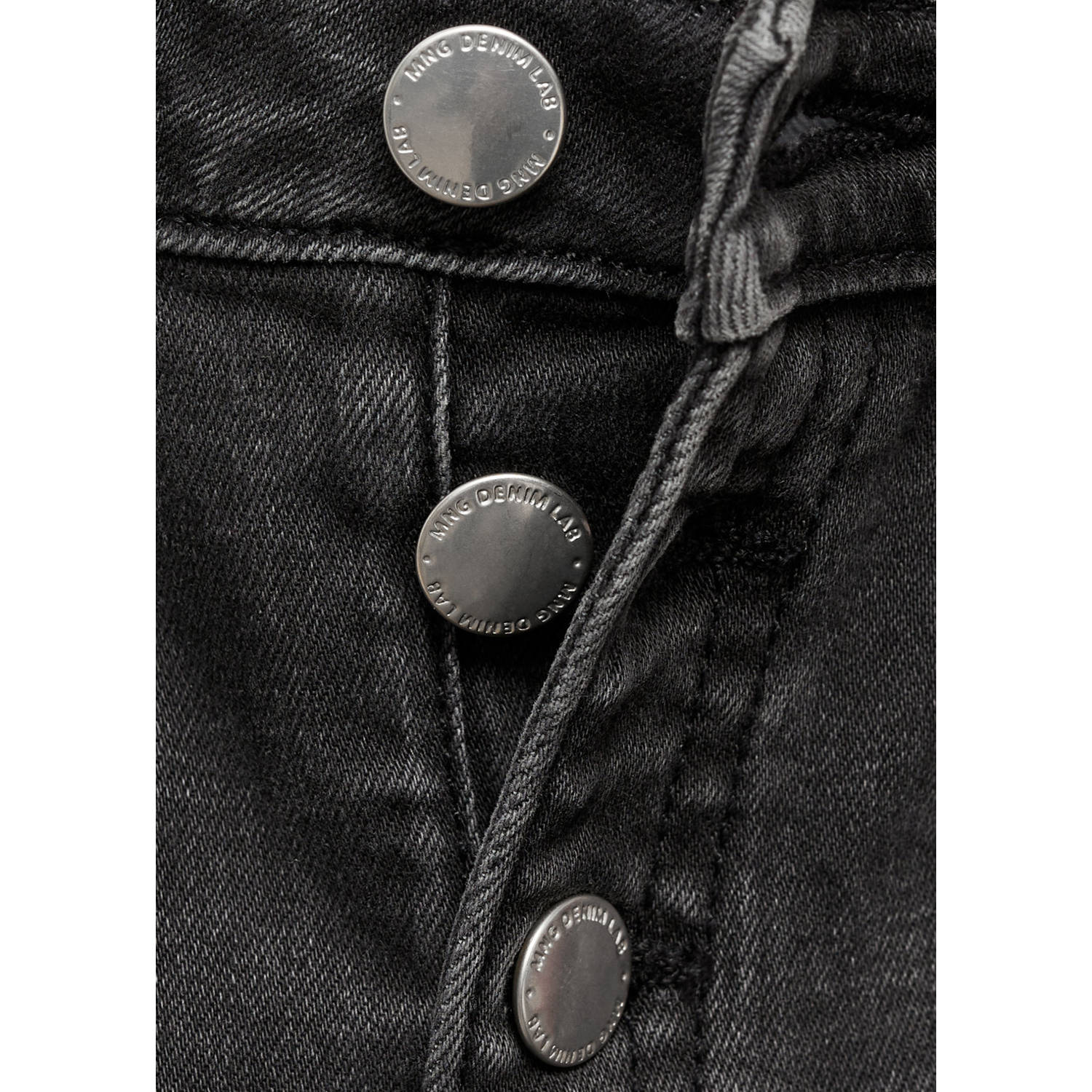 Mango Kids flared regular waist jeans donkergrijs