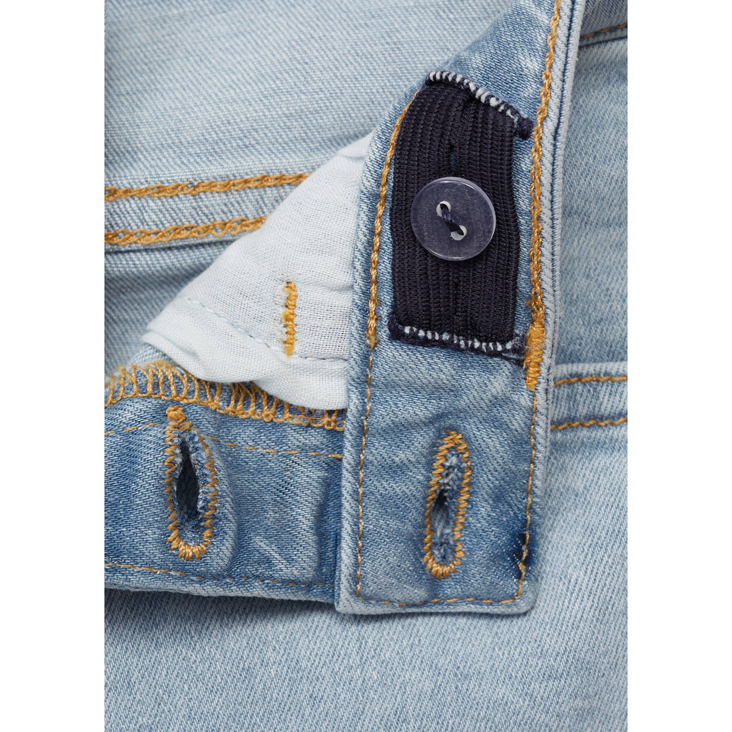 Mango Kids flared regular waist jeans middenblauw