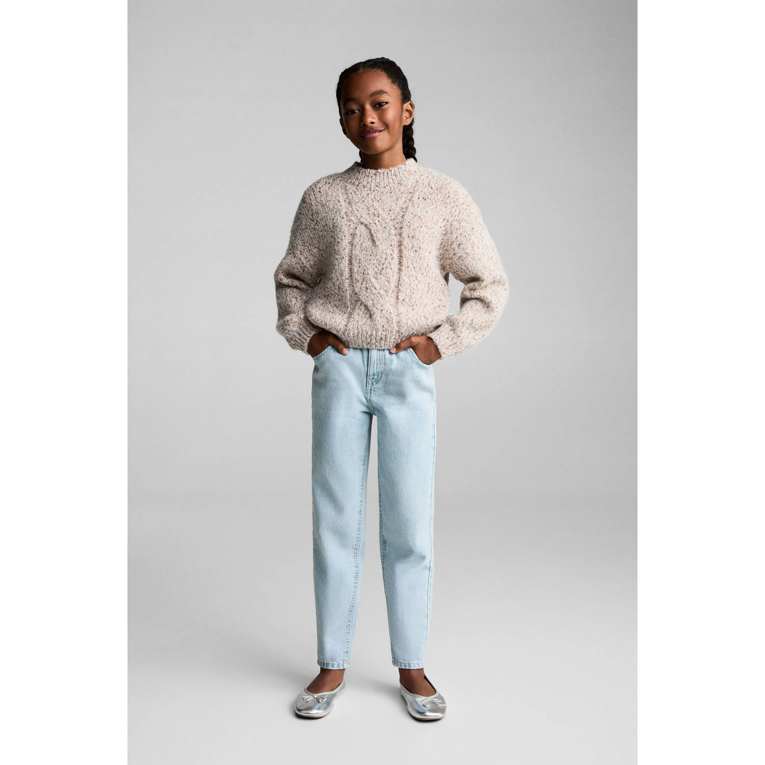Mango Kids regular waist regular fit jeans