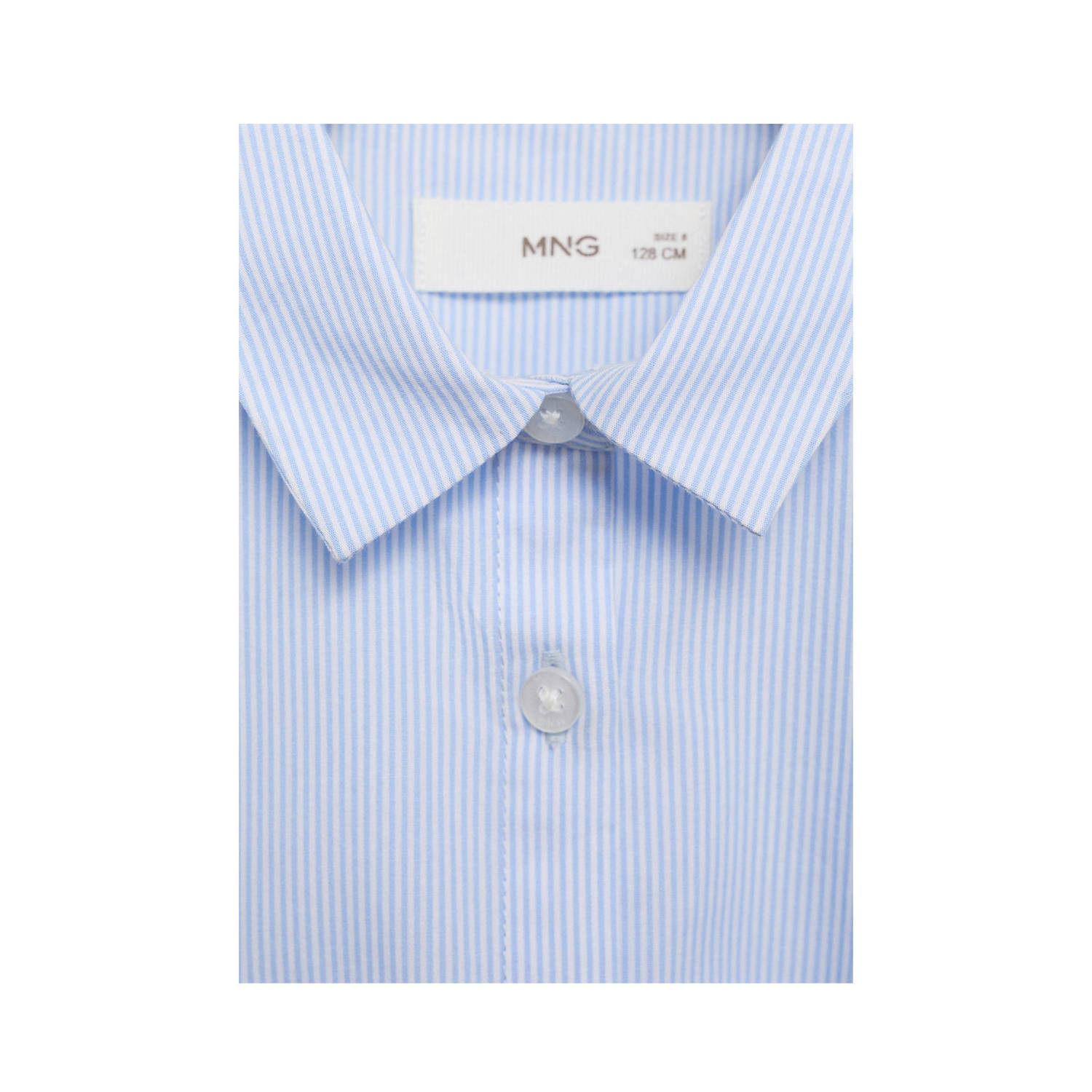 Mango Kids blouse lichtblauw