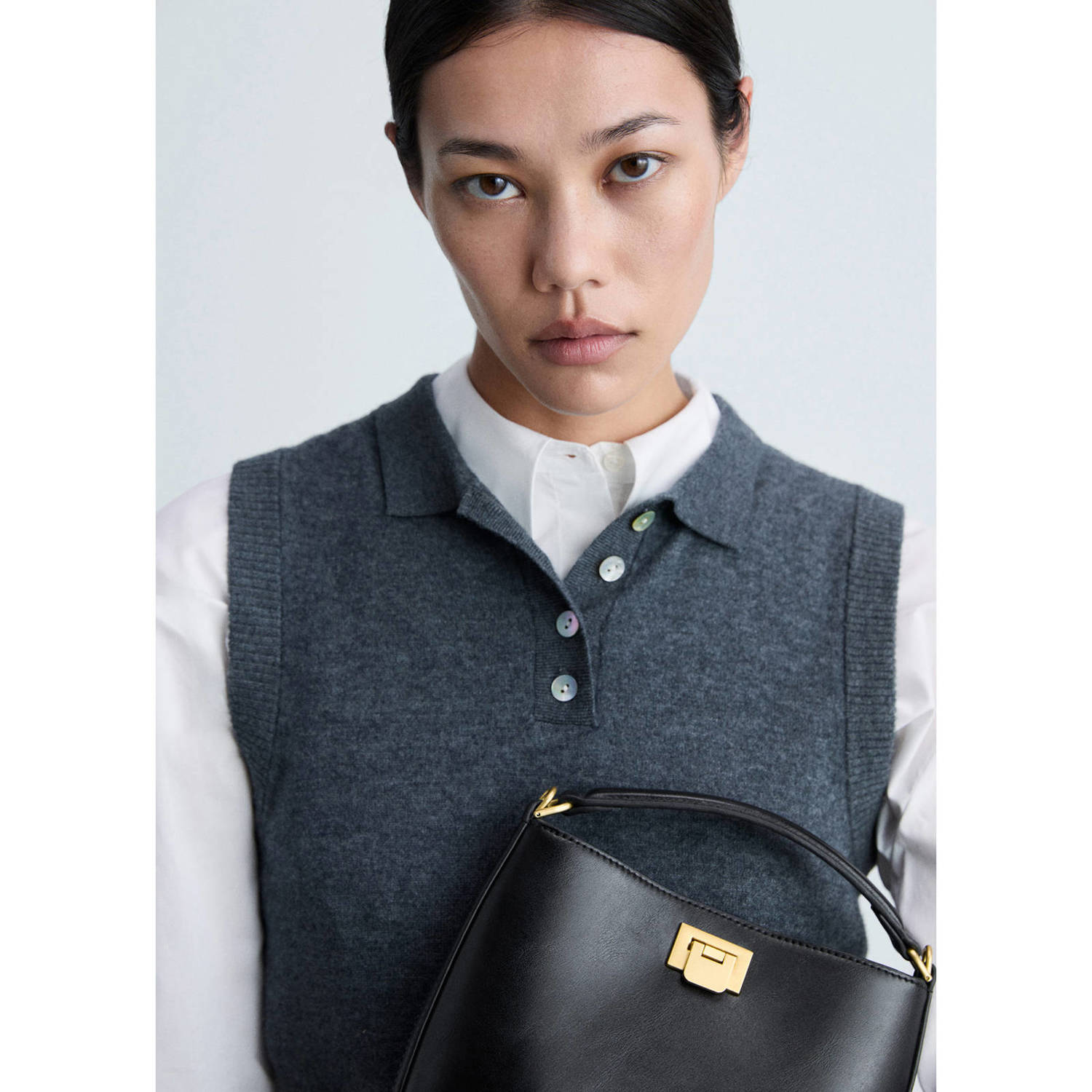 Mango crossbody tas zwart