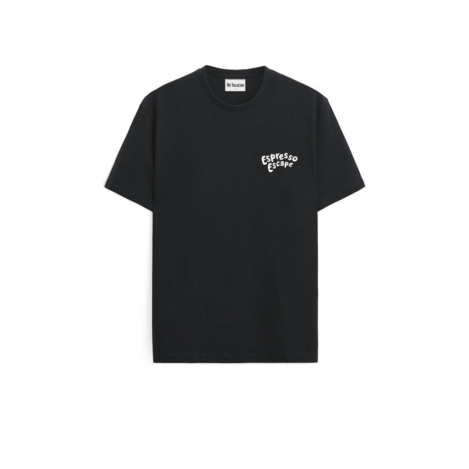 On Vacation Club T-shirt zwart