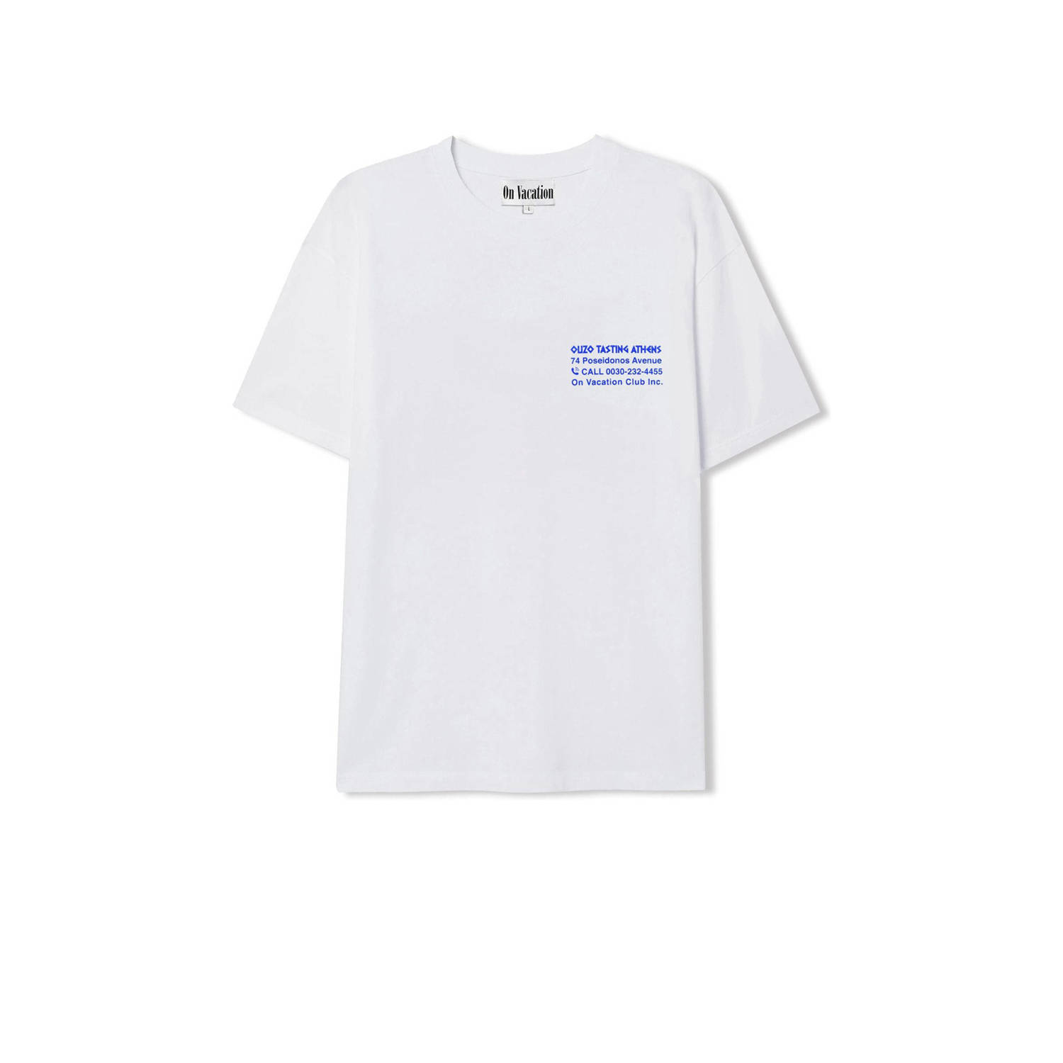 On Vacation Club T-shirt wit