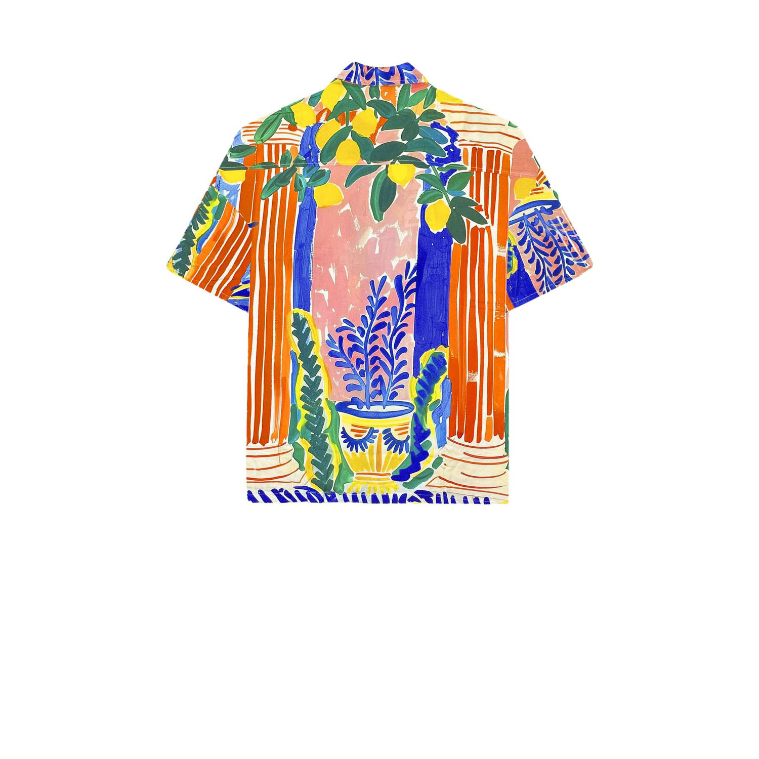 On Vacation Club relaxed fit overhemd SANTORINI multi