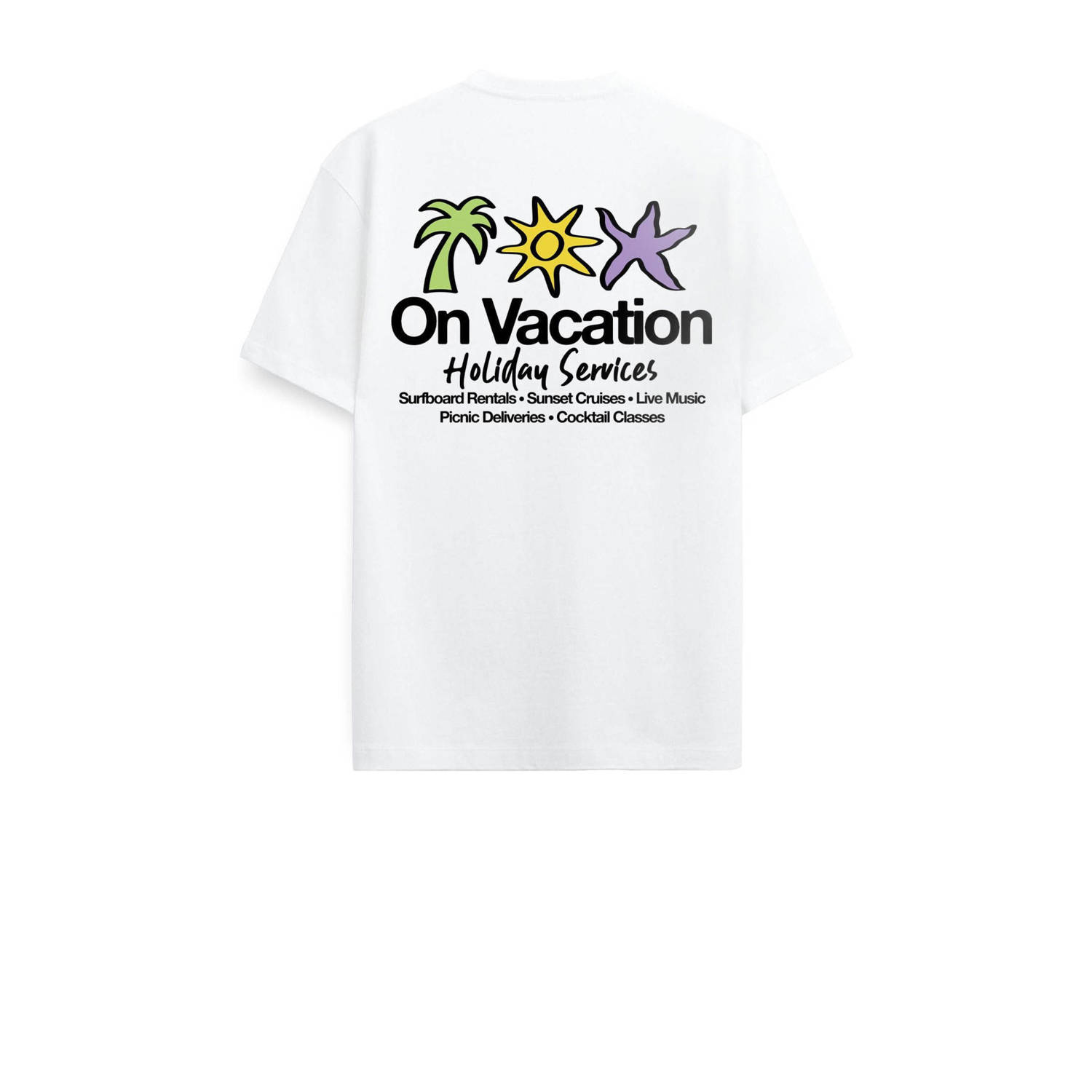 On Vacation Club T-shirt wit