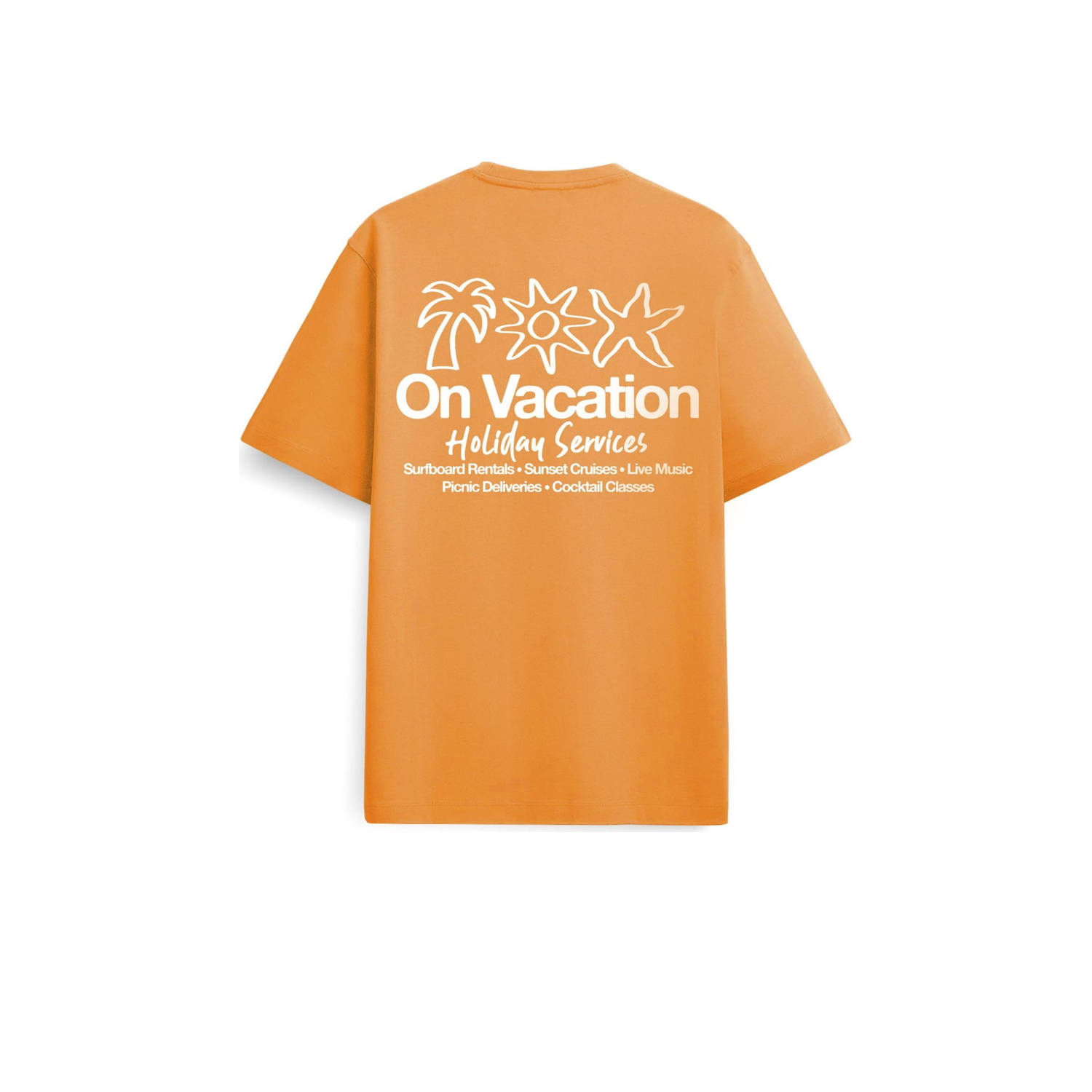On Vacation Club T-shirt oranje