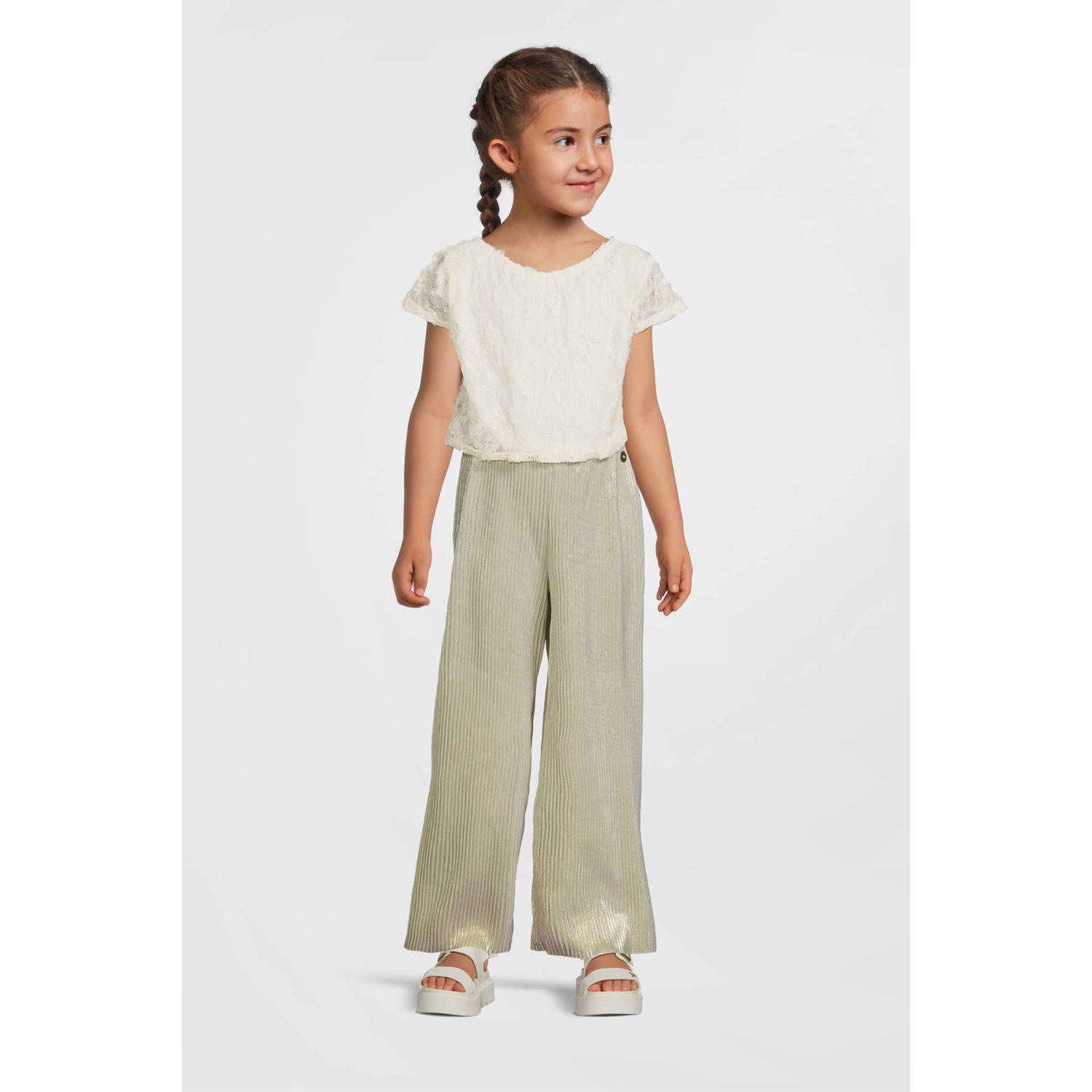 Like Flo straight jumpsuit wit
