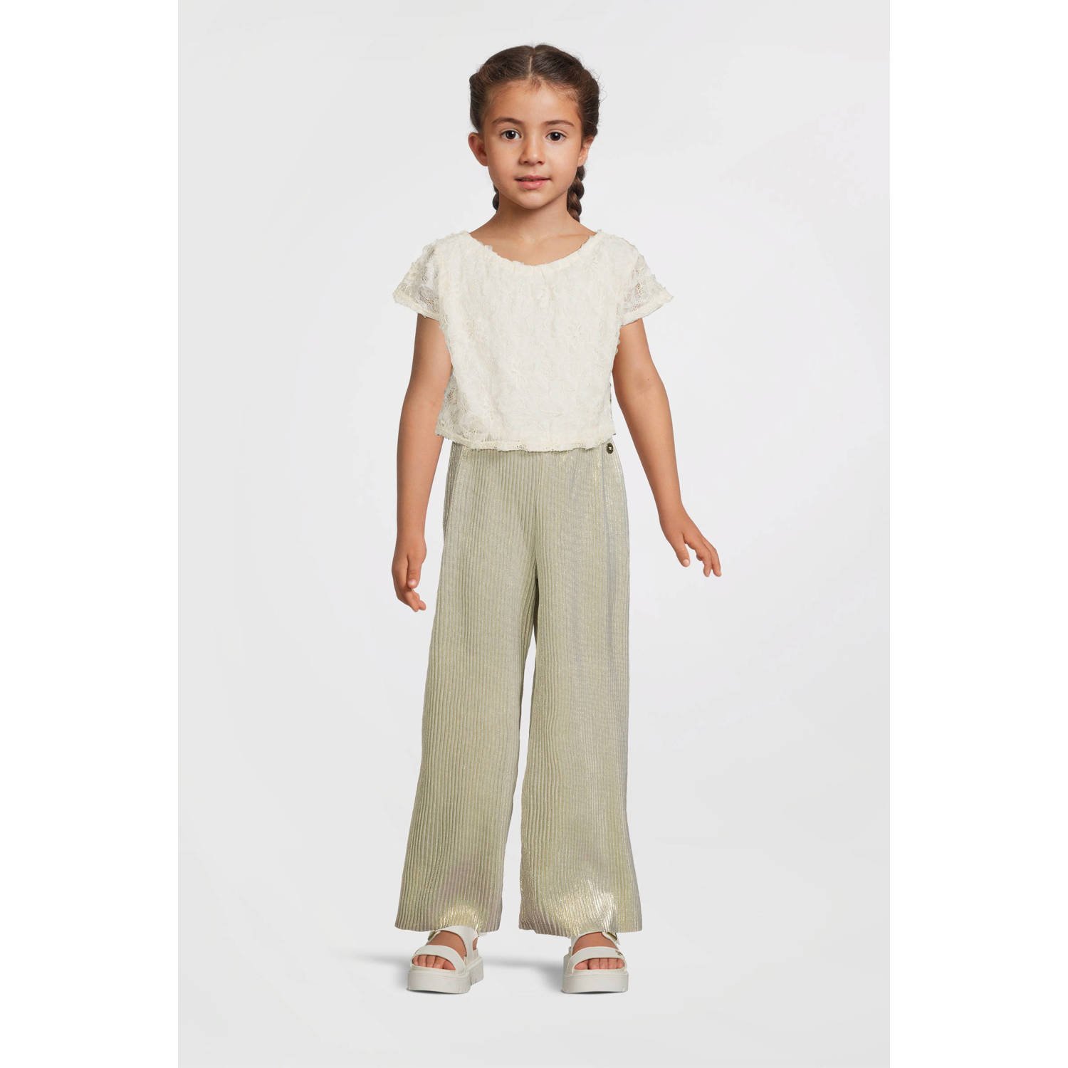 Like Flo straight jumpsuit wit