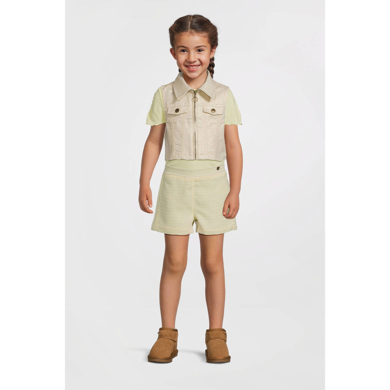 Like Flo gilet goud metallic