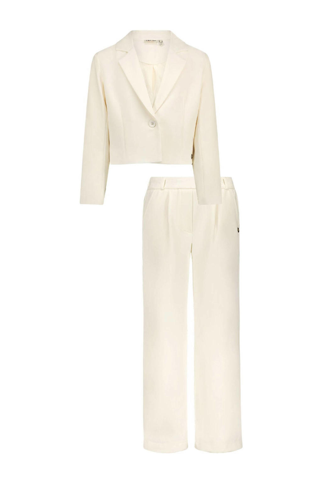 Like Flo blazer + pantalon offwhite